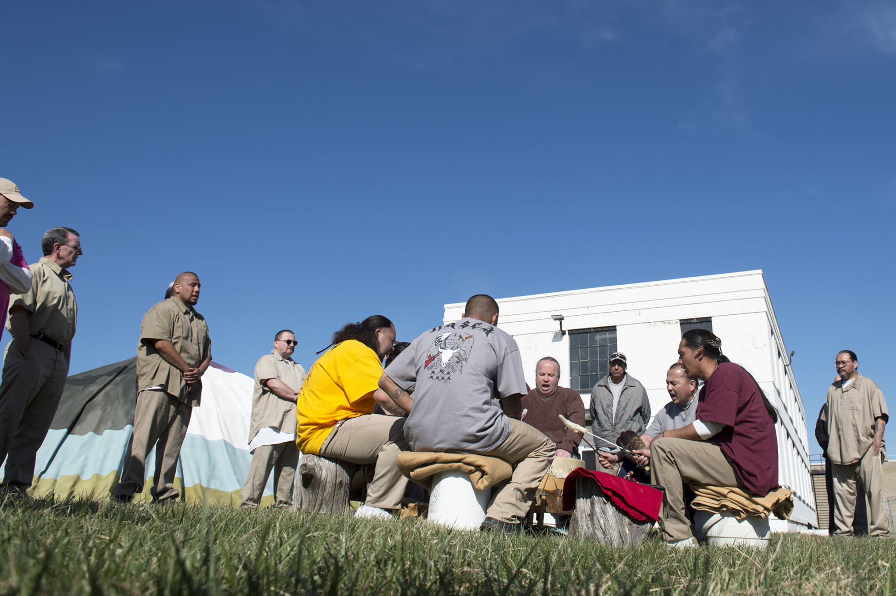 Prison sweat lodge